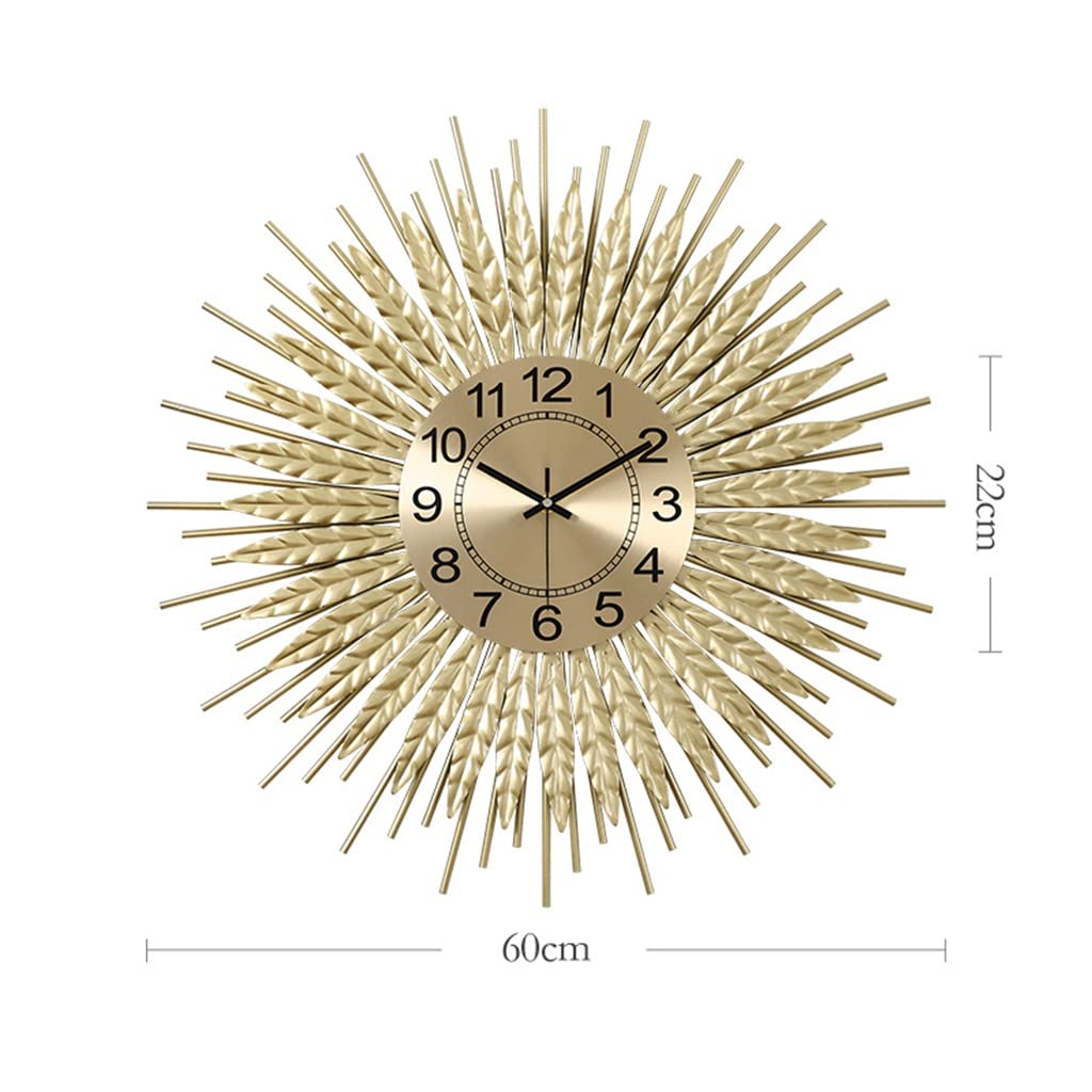 Amazon.co.jp: N/A デザインセンスメタルクロック掛け時計リビング