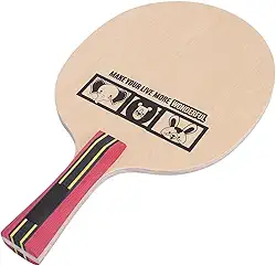 Raquete de Tênis de Mesa de Madeira, rodapé de Madeira Pura de 5 Camadas, Remo de Tênis de Mesa Infantil Com Alça Confortável, Padrões de Animais, para