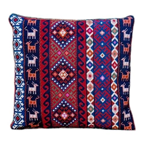 The Fei Collection Gazelle Kilim Needlepoint Tapestry Kit Cover