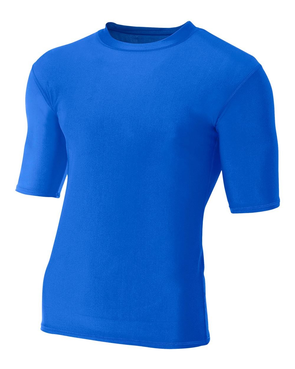 A4 Sportswear Royal Blue Adult Large Half Sleeve Compression