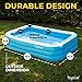 Toysical Inflatable Pool for Kids and Adults with Pump - 118 x 72 x 22 - More Durable Than Other Blow up Pools for Adults - Includes Patches