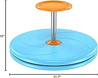 Vista 7 de Spinner-X - Juguete sensorial giratorio sentado para sentarse y girar, tamaño más grande y material duradero para niños a partir de 3 años (azul)