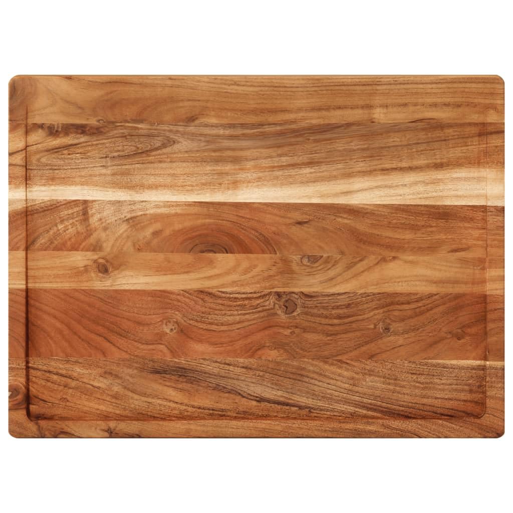Tabla de cortar de madera maciza, tabla de cortar de alta calidad para cocina, duradera y fácil de limpiar, perfecta para los entusiastas de la cocina