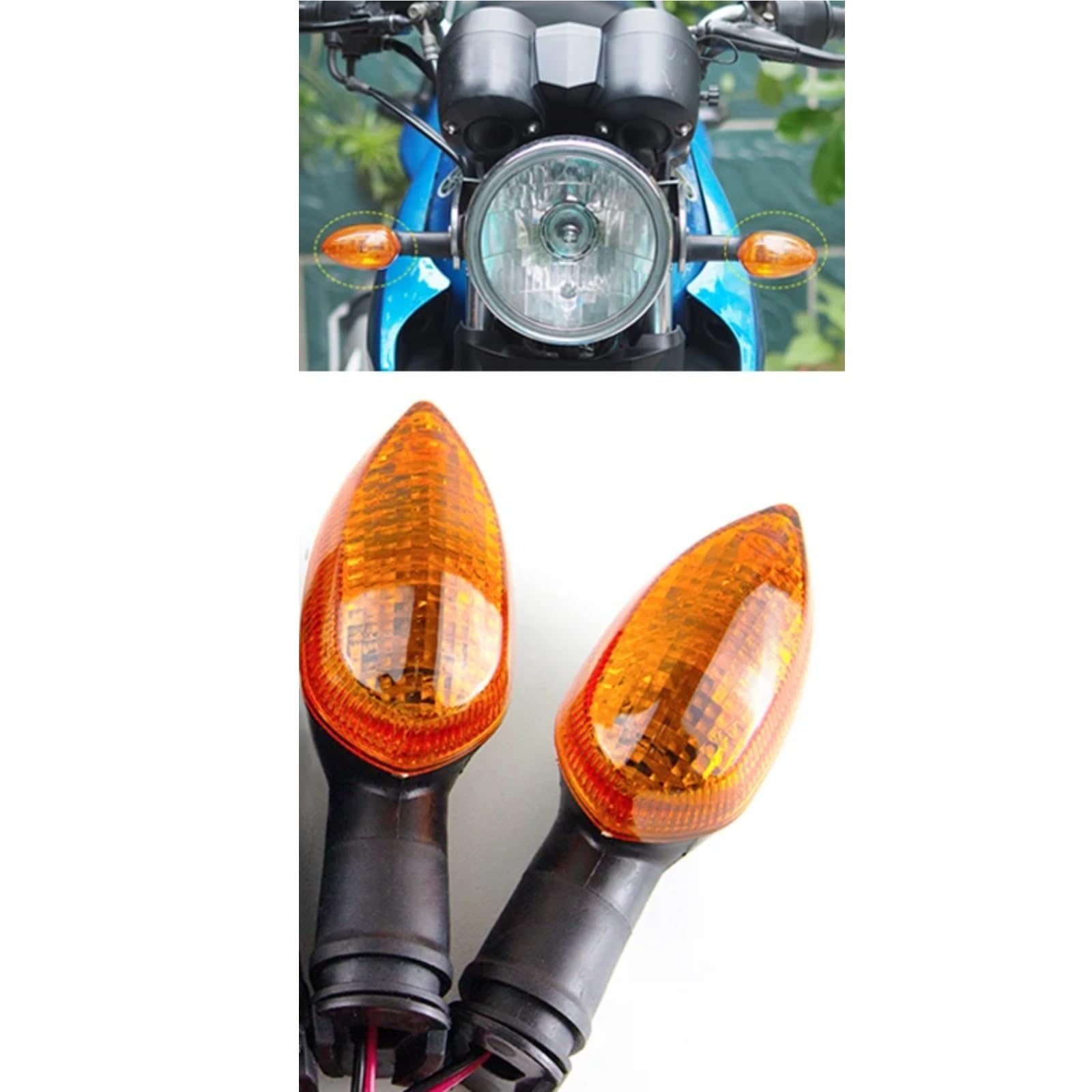 Per MT-125 Per MT-15 2019-2020 Per YZF-R3 Per YS250 Per MT-25 2015-2016 Per YZF-R25 2014-2015 Indicatore Di Direzione Luminoso Lampada Anteriore O Posteriore(Orange)