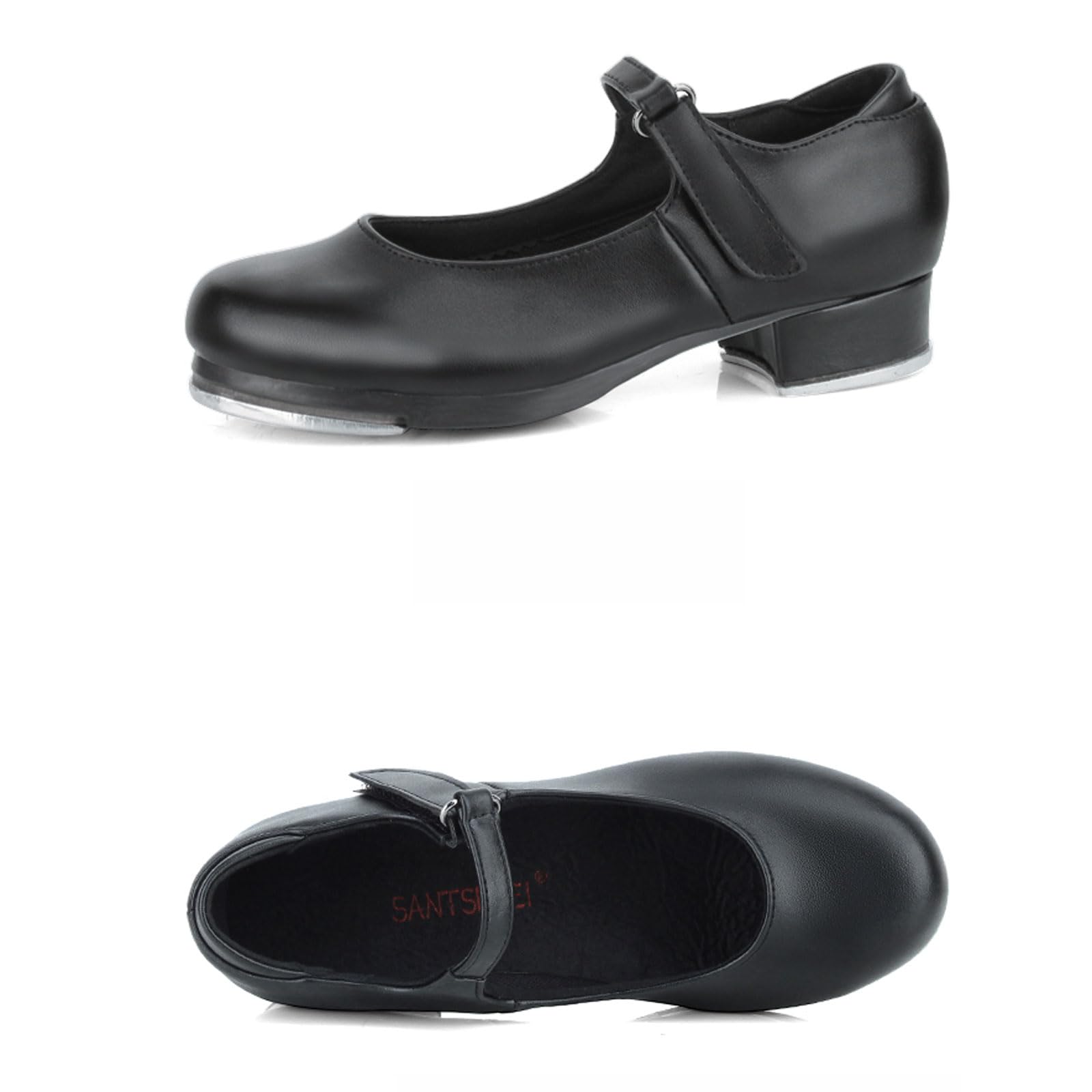 Zapatos de Claqué para Niñas. Zapatos claqué de tacón bajo.Zapatos de Tap.