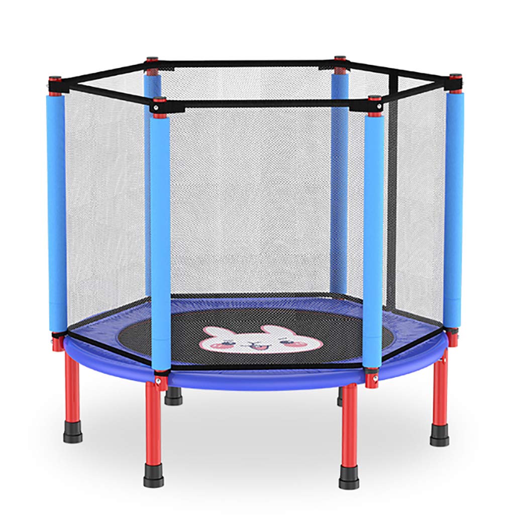 Braveheat New Upgrade Trampoline, Collapsible Trampoline for Kids, with Safety Enclosure Net Jumping Mat and Spring Cover Padding Can Load 264 lbs