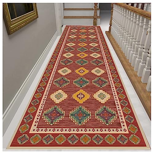 Tapis de passage antidérapant marron pour décoration
