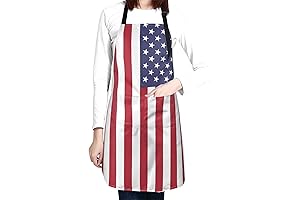 Show Your American Spirit while Cooking with this Cute Adjustable Patriotic Apron