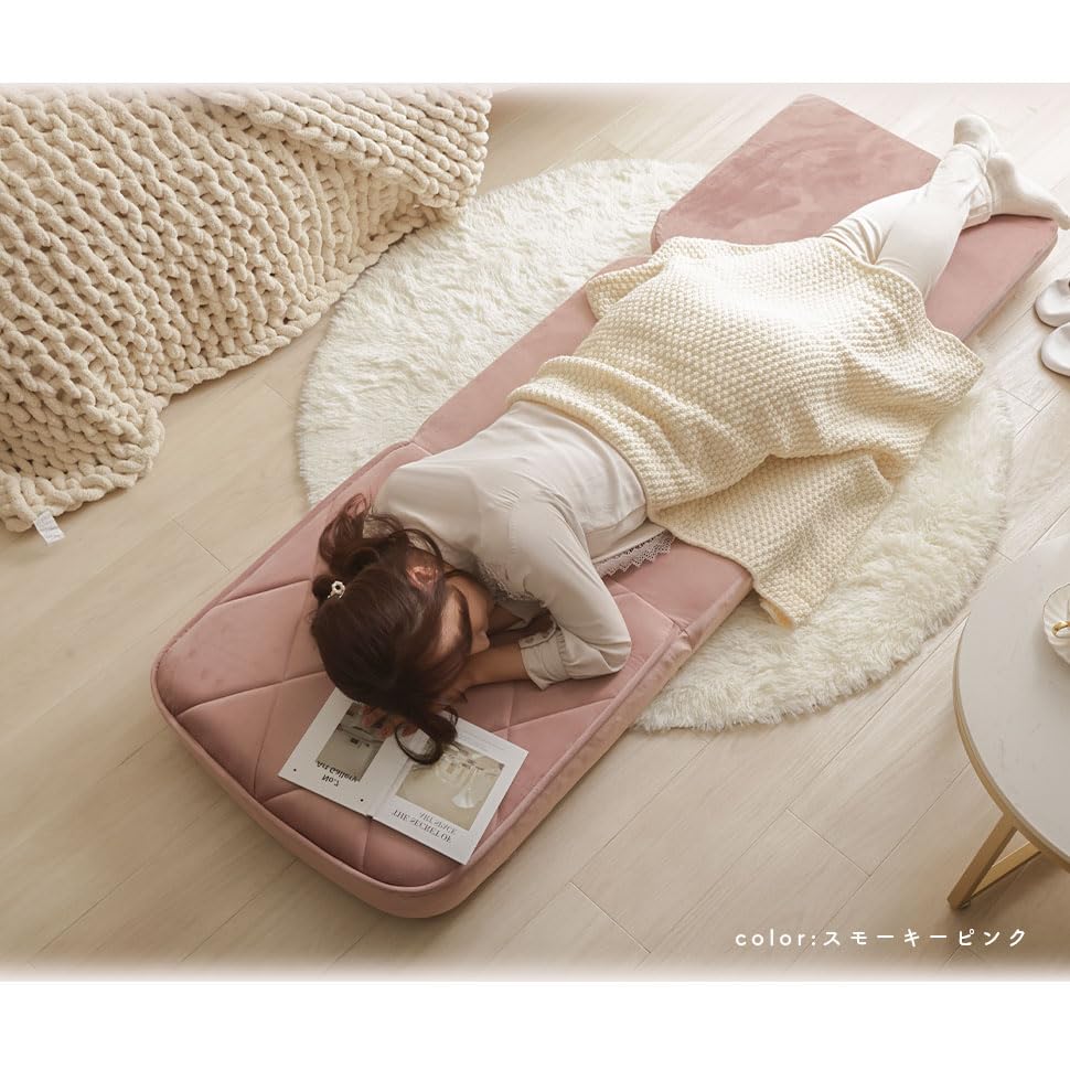 【新着商品】セルタン ソファベッド ライトグレー 3way ベロア生地 日本製 Amazon｜セルタン 3WAY ソファベッド ライトグレー 1人掛け スリム