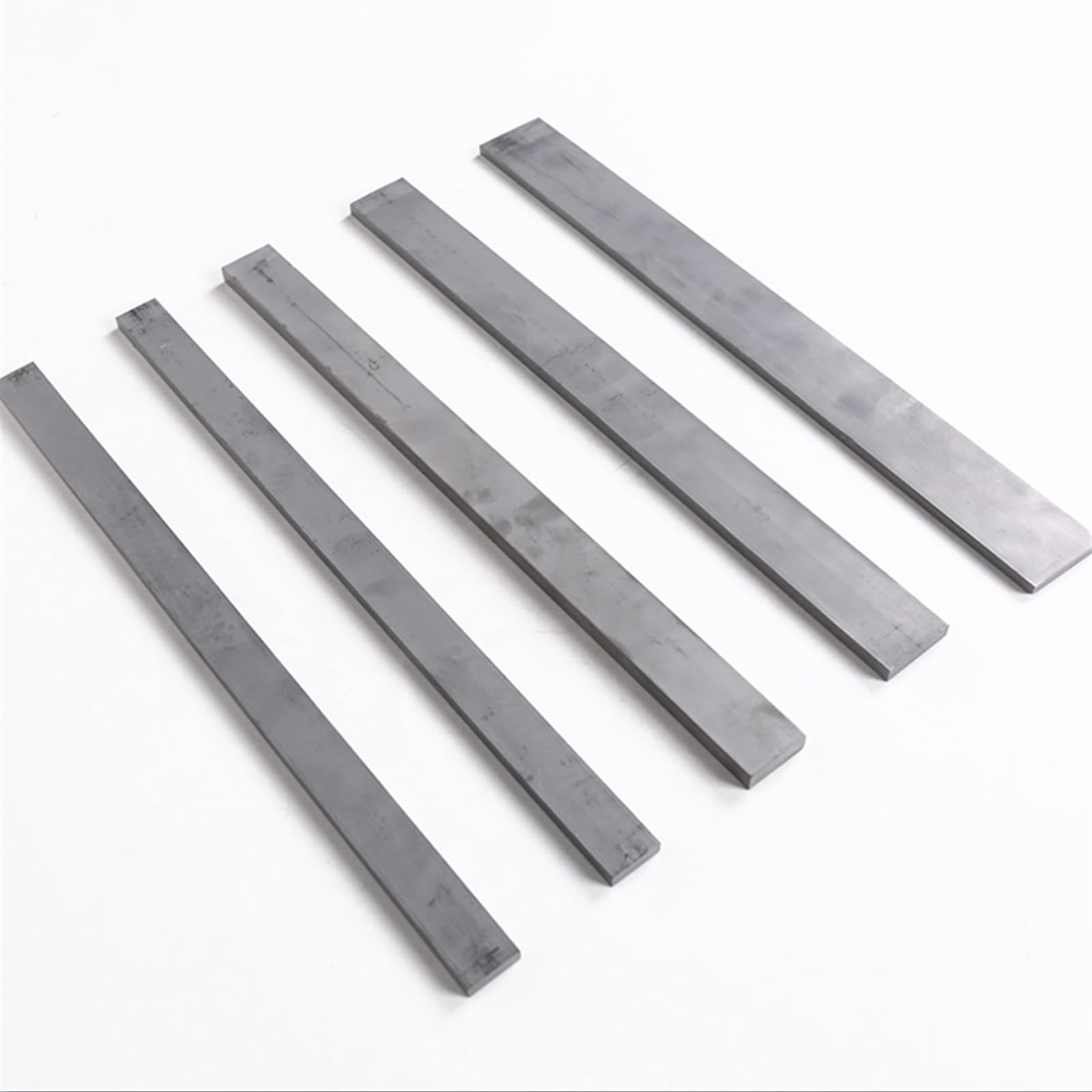 TEN-HIGH Bande d'acier au tungstène YG8, 2pcs Barre en acier au carbure de tungstène Alliage de carbure cémenté pour moules Plaques plates Stripe (Thickness 3mm, Size : W8 x L330mm)