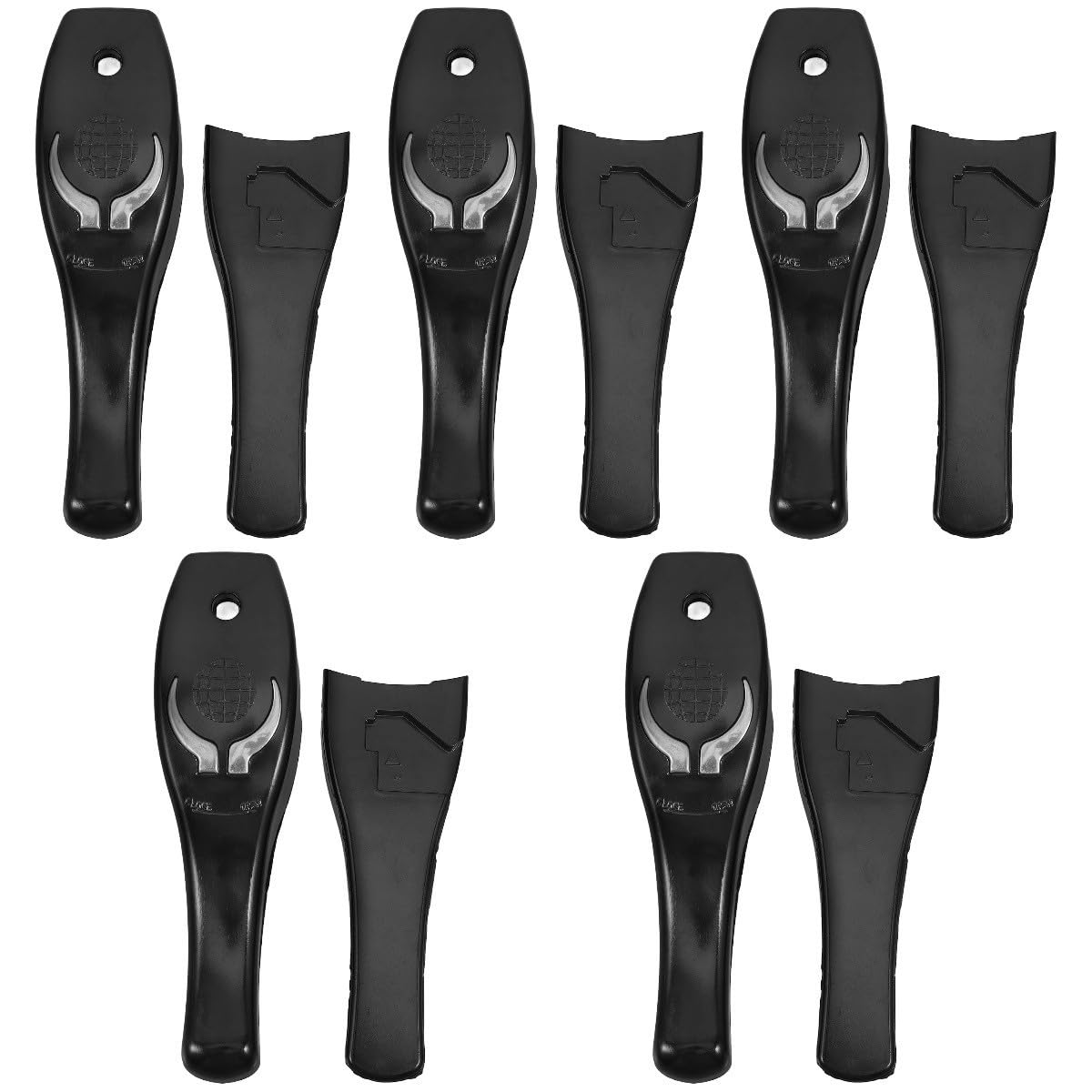 ABOOFAN 5 Pares Mango De Un Accesorios Sartén Plana Mango De Cocina Universal para Olla a Presion Manijas De Manijas De La Olla De Salsa Baquelita
