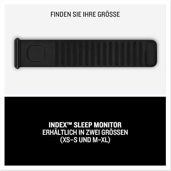 Garmin Index Sleep Monitor - smartes Schlafarmband, Akkulaufzeit bis zu 7 Nächte, Erfassung von Schlafphasen, SleepScore, Herzfrequenzvariabilität, Stresslevel, intelligenter Weckalarm (S/M) - 5