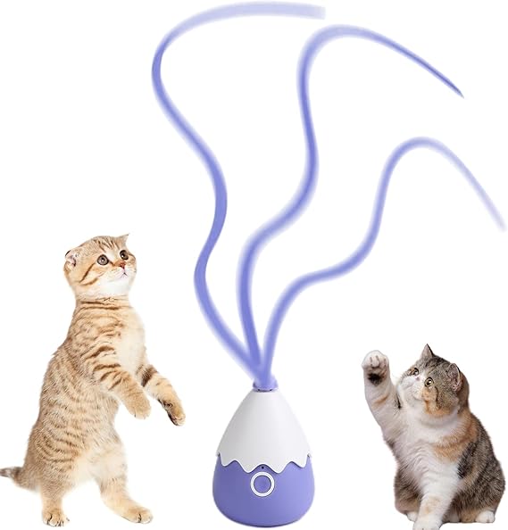 Verotina 2in1 Interactive Cat Toys for Indoor, Automatic Pet Exercise