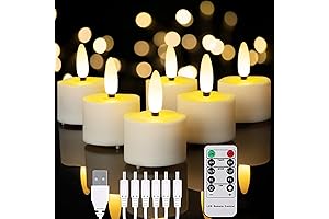 Homemory LED Tea Lights, the Ultimate Rechargeable Candle Experience
