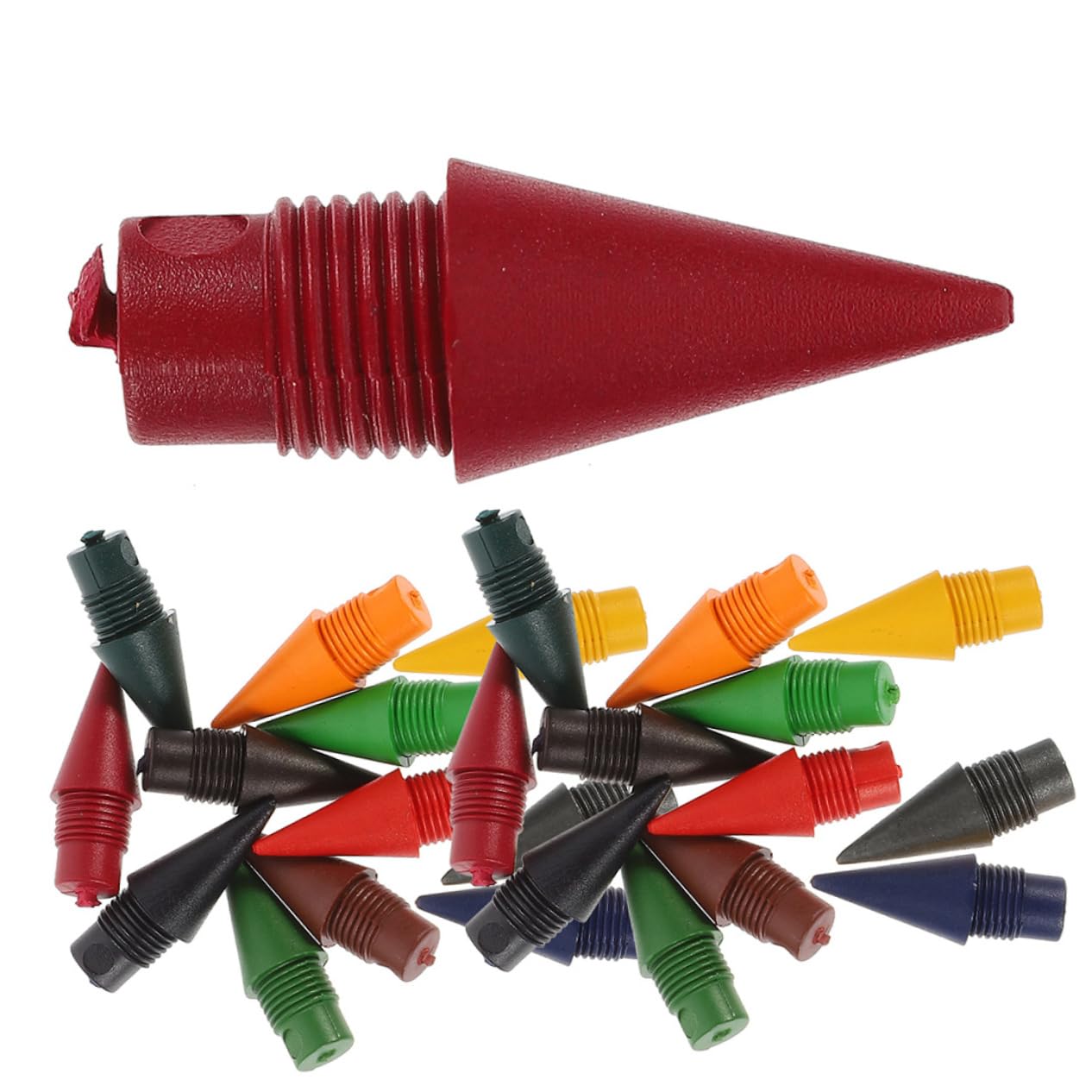 SECFOU Everlasting Pencil Tips 48pcs Colored Pencil Heads Graphite Nibs No Sharpening for Writing Drawing