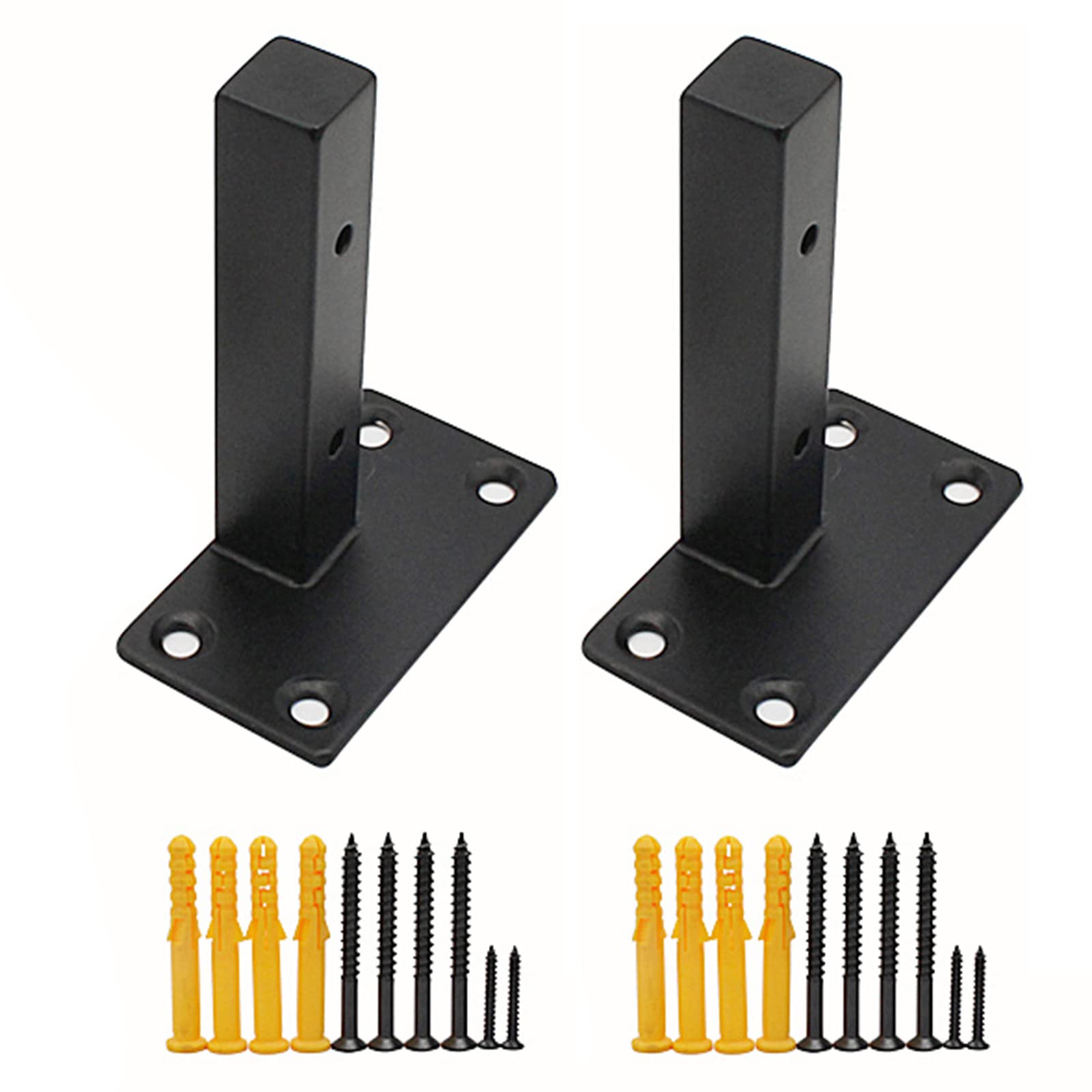 2 Soportes de Estante,Soporte de Tablero Andamio Metal,Soporte de estantería Resistente,Estante de Pared,para estantes de Libros,Cocinas,Mesa de Pared para Bricolaje,500mm/20in