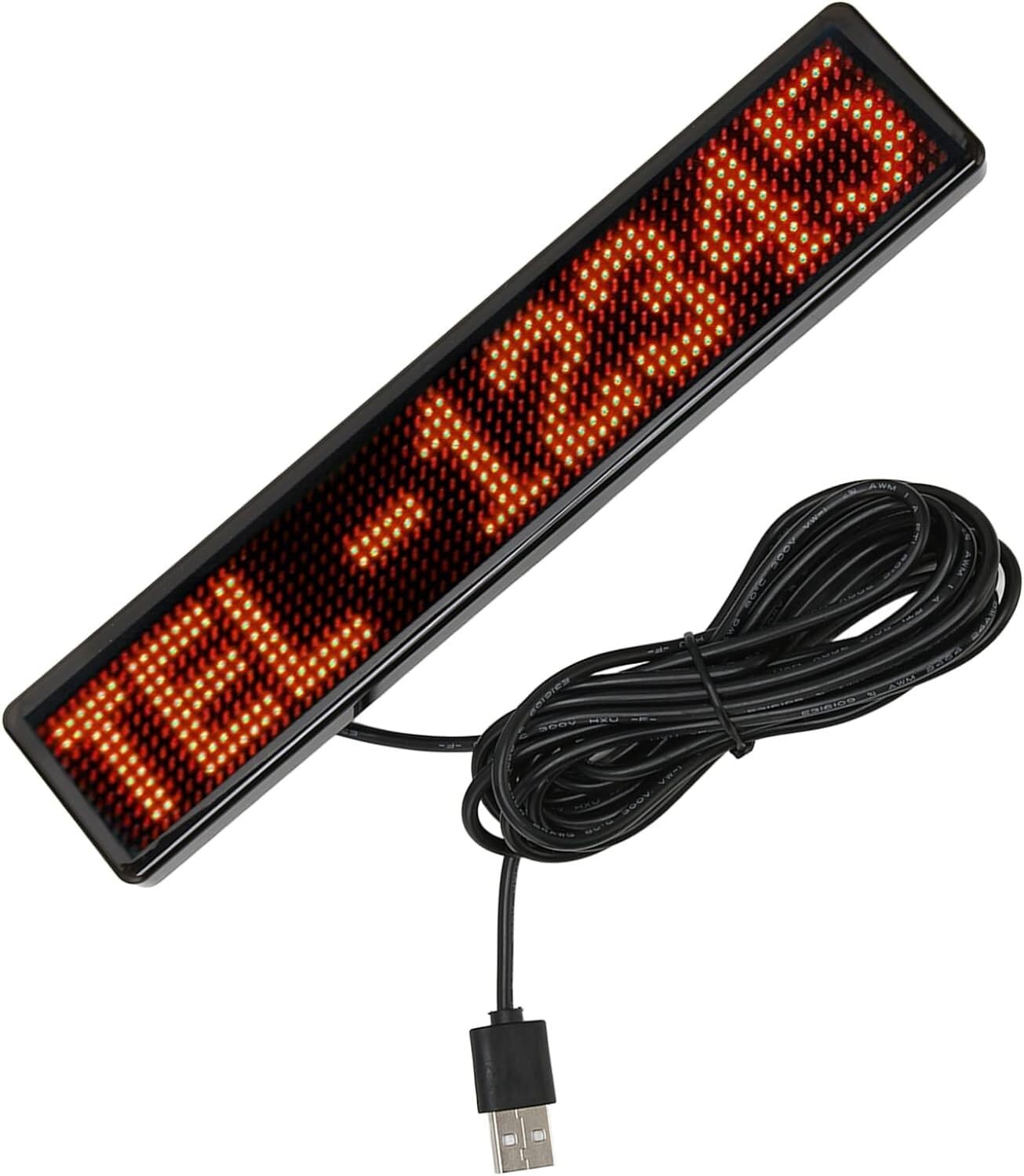 JvFbjLF Automotive Scrolling LED Screens, Automotive LED Displays Programmable Advertising LED Panels For In-car Bars