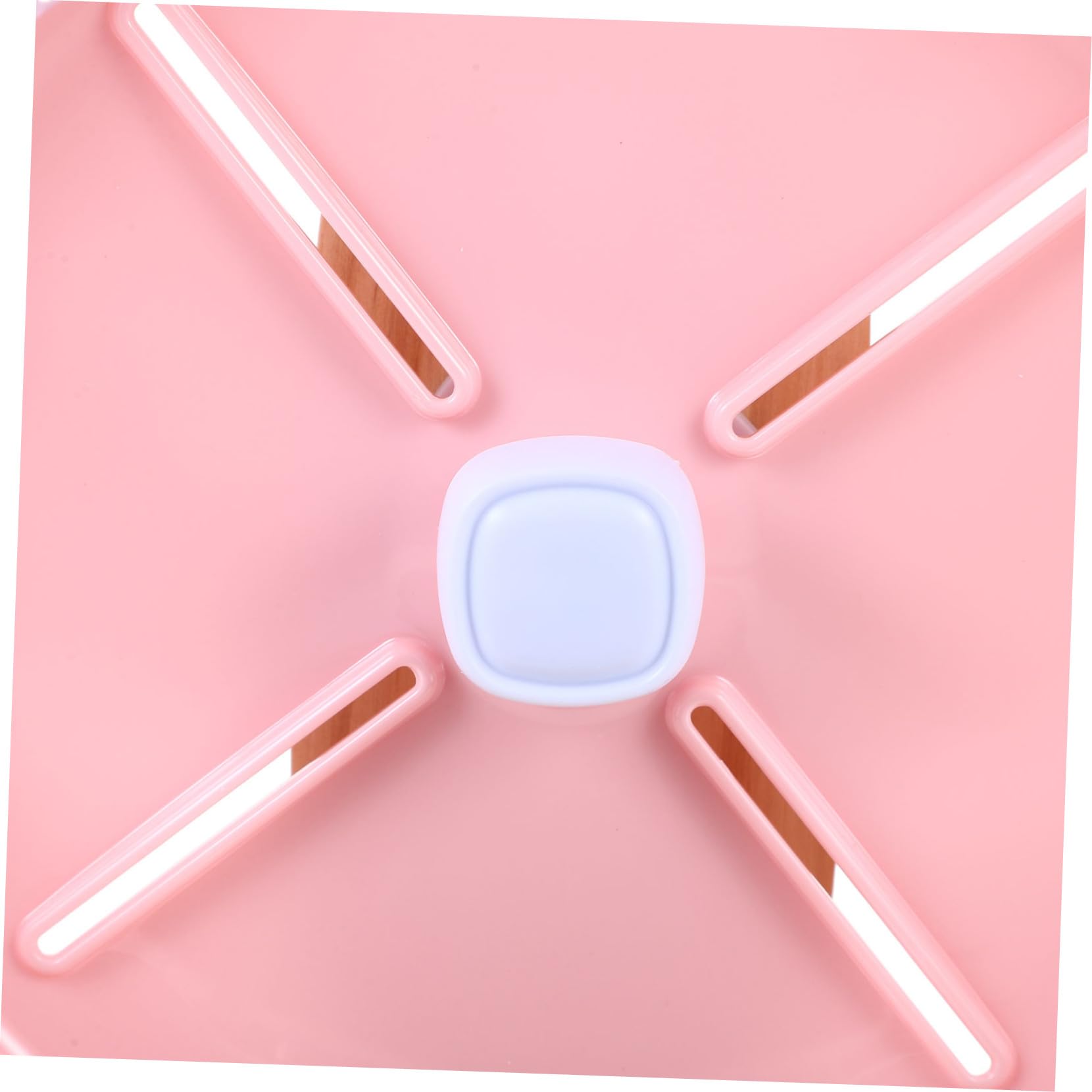 SHINEOFI Rueda Silenciosa para Ejercicio de Hámster y Chinchilla con Base de Madera Accesorio para Jaula de Pequeños Roedores y Erizos Color Rosa