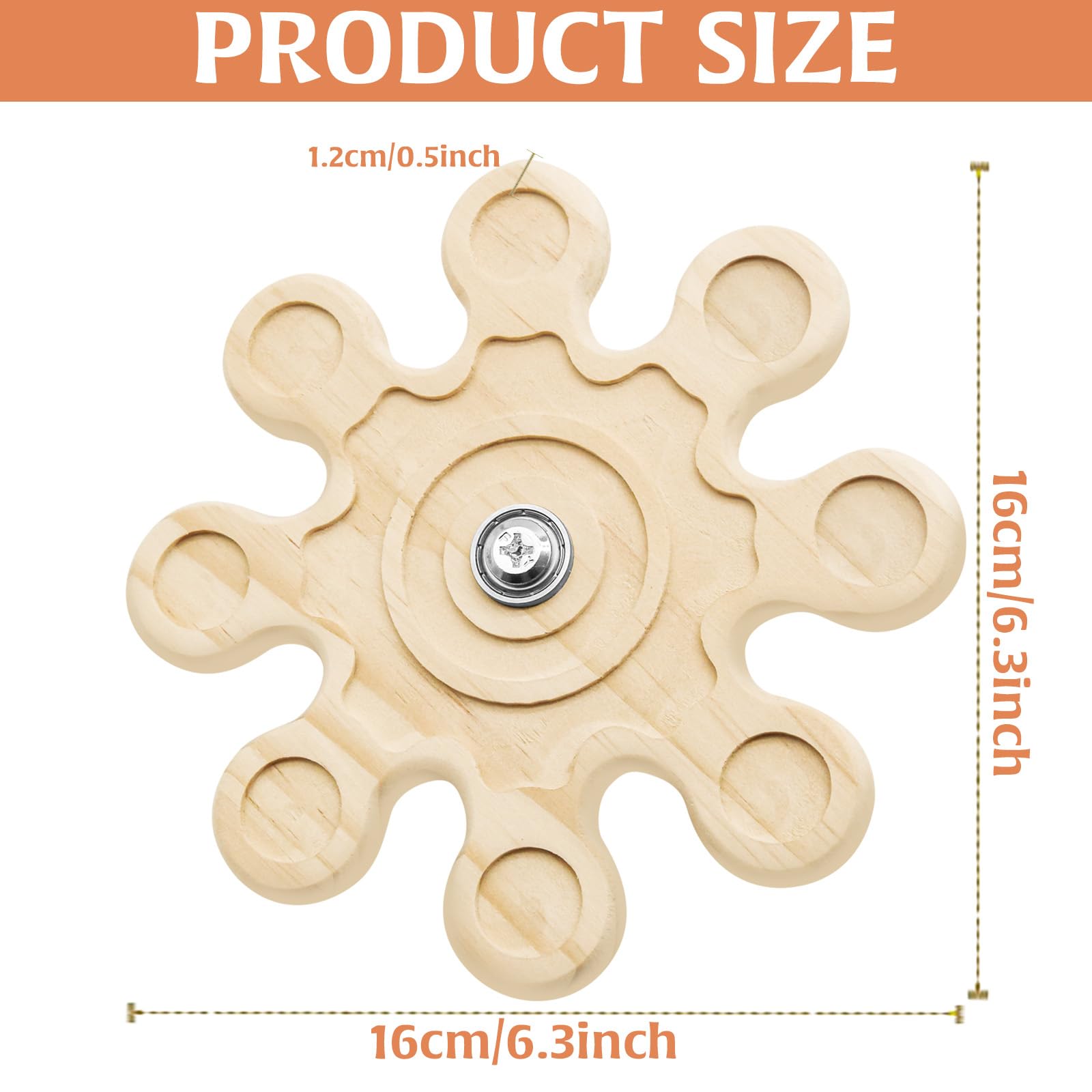 3 Giocattoli In Legno Per Criceti - Scala, Piattaforma E Altalena - Foto 6