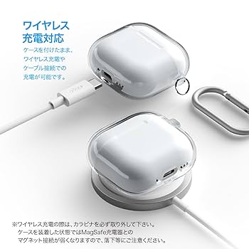 AirPods4本体 箱及びブルーケース付き Amazon | ESR AirPods4 ケース AirPods 第4世代 ケース(2024