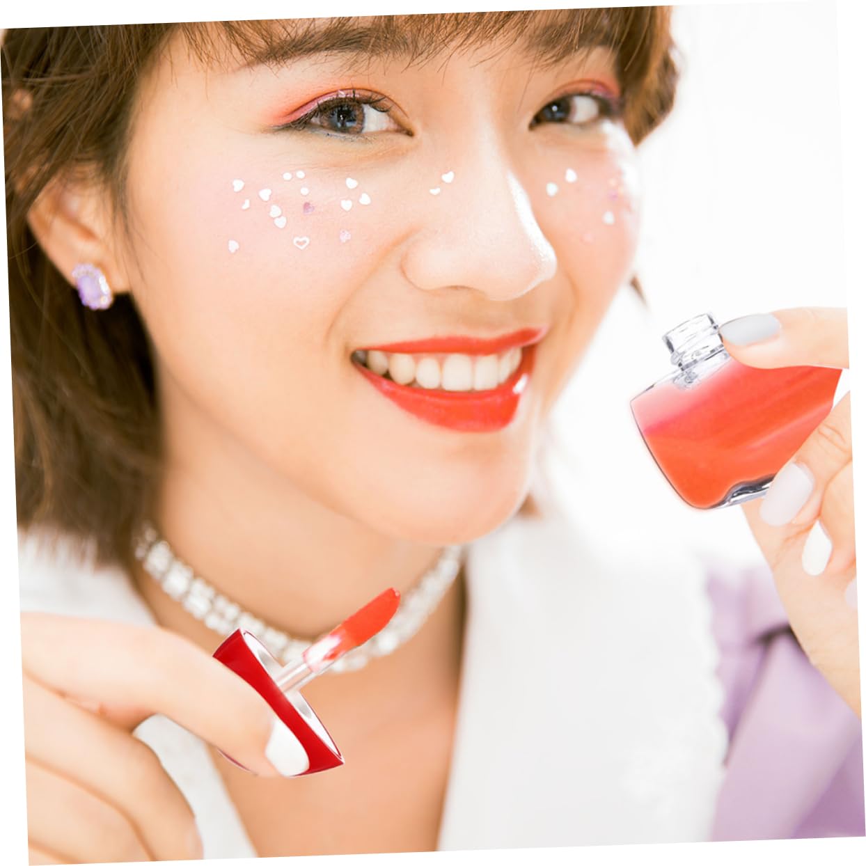 PACKOVE 50 Set Di Flaconi Per Lucidalabbra Tinta Per Labbra Fai Da Te Tubetti Per Lucidalabbra Luccicanti A Tubi A Forma Di Cuore Nero Carini Contenitori Per Rossetto