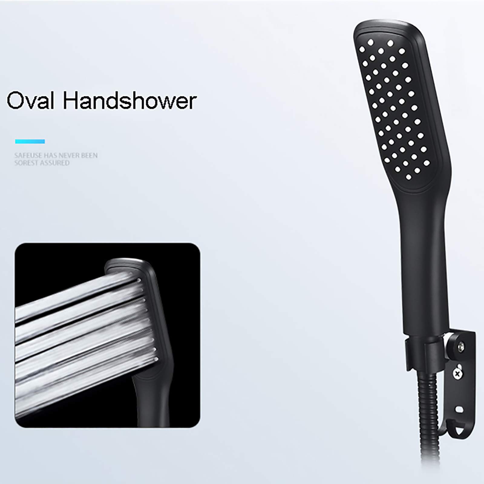 JOZZY Grifo,Grifo para bañera con Ducha de Mano Grifo para bañera de Acero Inoxidable Grifo Monomando para bañera de Doble Control Grifo Mezclador para bañera de baño montado en la Pared Grifo mez