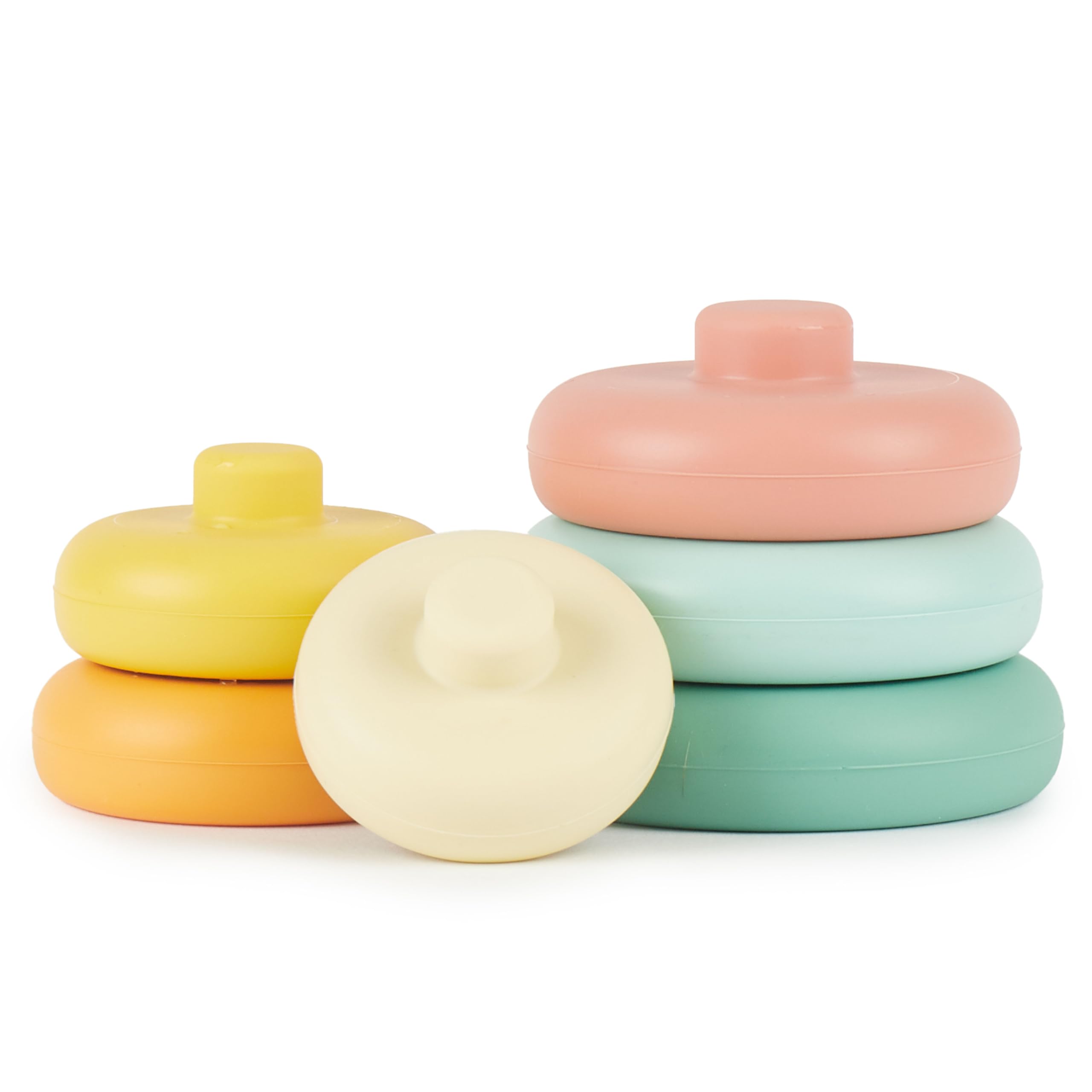 Bieco | Stacking Rings made of silicone | Stacking Toys | Baby donut play ring | baby ring | baby stacking rings | baby stacking toy | baby stacking toys | ring stacker | ring stacker toy | baby rings