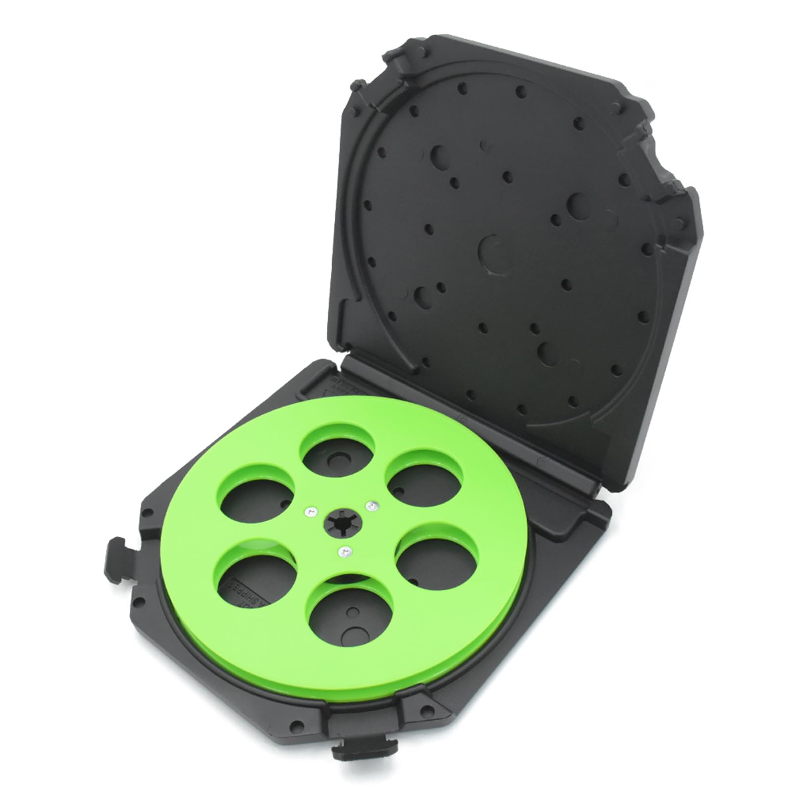 Zbiianxer Green Abs Reel 7Inch With 6 Holes For Enhances Stability And Noise Reduction In To Systems Long Audiophiles Tape