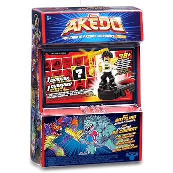 AKEDO Single pack with a warrior and a battle control spring there are 38 different figures to collect with various accessories and movements random model sent Famosa