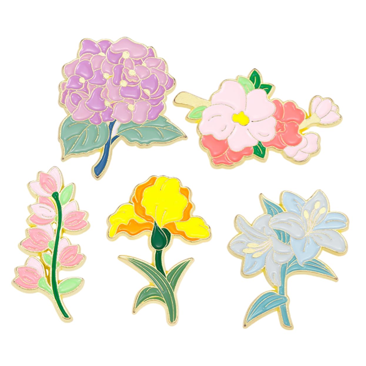 Homoyoyo Spilla Fiore Spilla Da Giacca Spille Per Spille Per La Moda Femminile Floreale Pin Del Risvolto Nozze Ornamento Dei Vestiti Spille A Fiore Spilla Da Scialle Lega