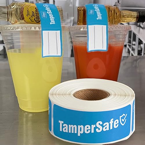 Miniatura 5 de Angel's peel lounge Etiquetado personalizado - Cinta TamperSafe - Sellada a prueba de manipulaciones para etiquetas de frescura - Adhesivo 250