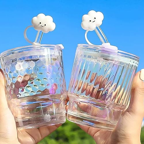 Miniatura 7 de SHANRUN - Juego de 6 fundas de popote para vaso Stanley de 4030 onzas con asa  SHANRUN de 0.39 pulgadas de diámetro (0.394 in) de diámetro, mini