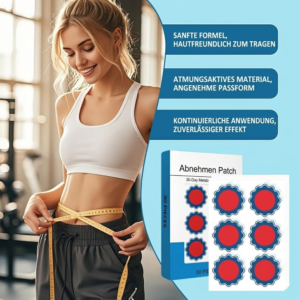 60 Stück Abnehmpflaster MetabalancePatch, Kosmetisches Körperpflege Patch, Hautfreundliches Pflegepflaster zur äußeren Anwendung, für Alle Körpertypen, Vorteilspack mit 60 Pflastern - 5