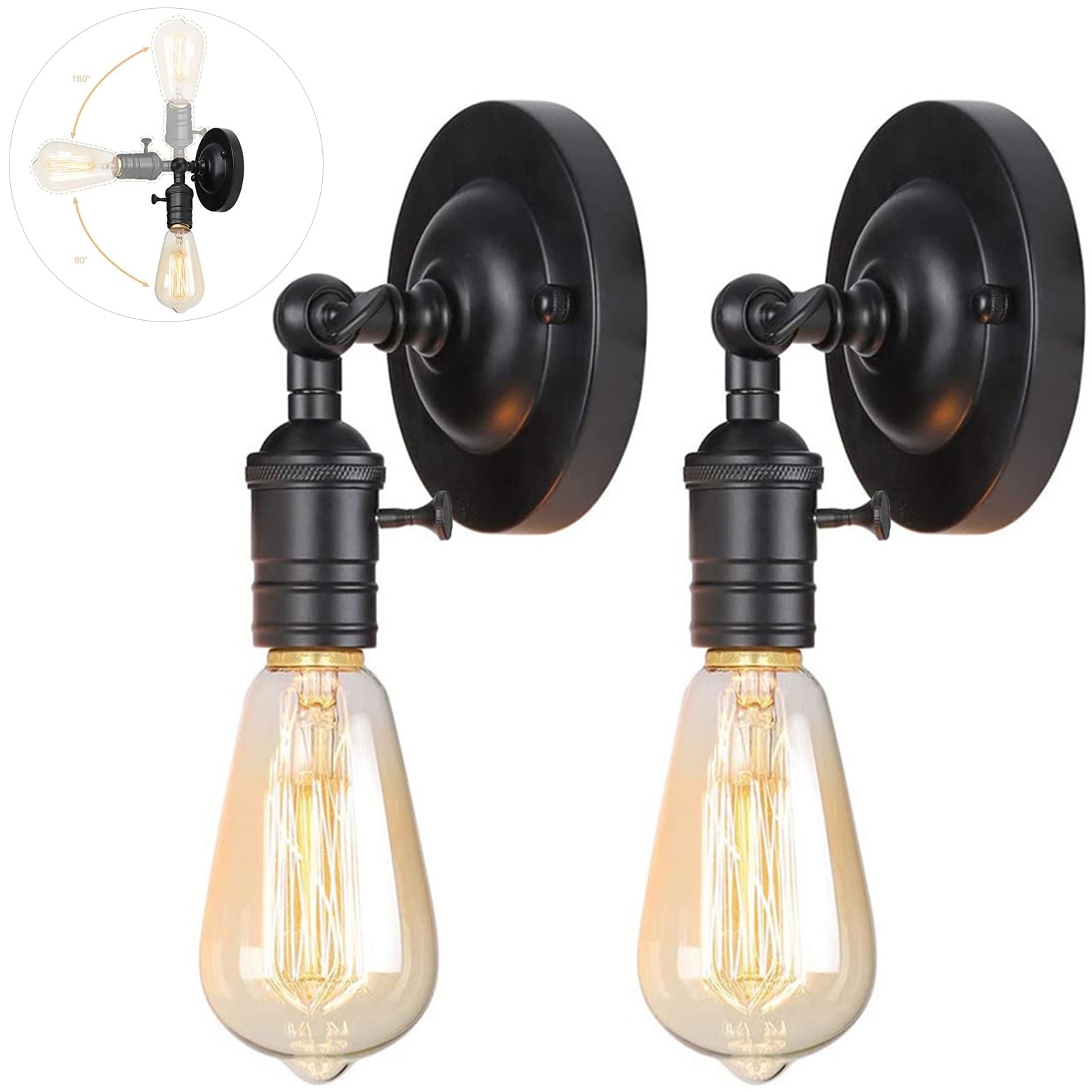 2-lichts gouden wandlamp in antieke stijl online bestellen - Unieke