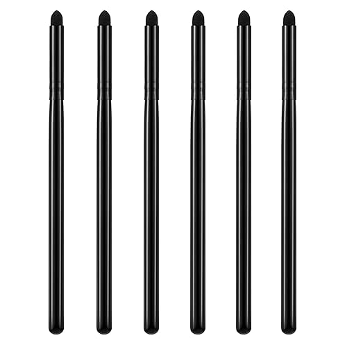 Miniatura 4 de SALOCY Mini pincel para delineador de ojos, pinceles para sombra de ojos, cepillo delineador de ojos para polvo crema de gel, corrector líquido,