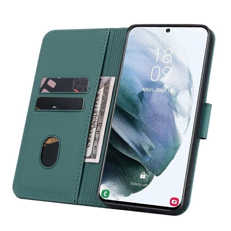 Étui Samsung S23 FE anti-choc portefeuille bleu avec fentes cartes - 2