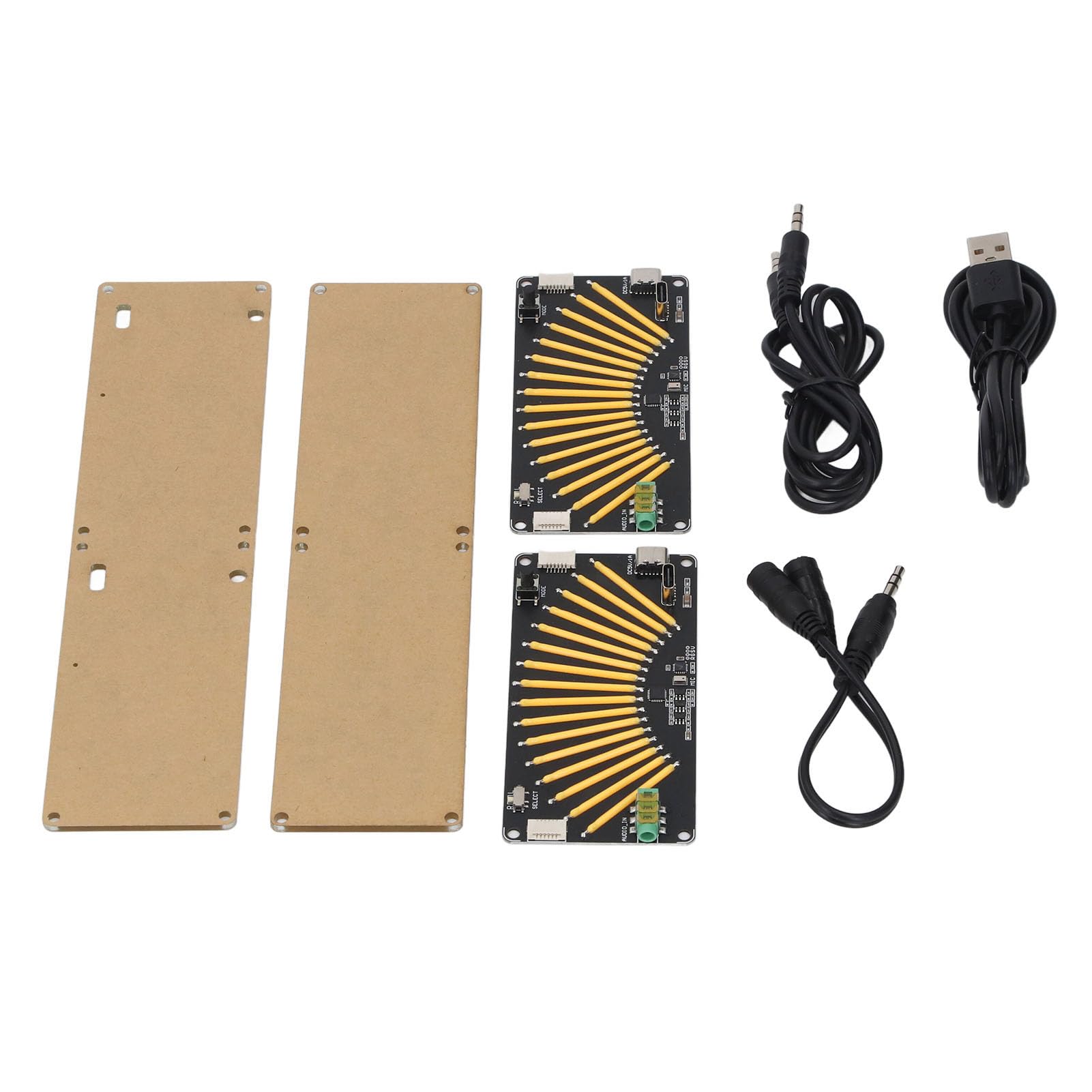 GOWENIC 2 Piezas Kit Visualizador de Música Barra LED Reactiva a la Voz