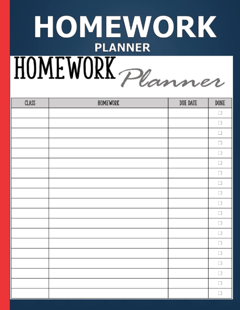 HOMEWORK PLANNER: A Simple Daily And Weekly Student Homework Organizer & Diary For Kids And Teens (Gift for students) | 8.5 x 11 inches: Press, David P: Amazon.com: Books homework-planner-a-simple-daily-and-weekly-student-homework-organizer-diary-for-kids-and-teens-gift-for-students-8-5-x-11-inches-press-david-p-amazon-com-books