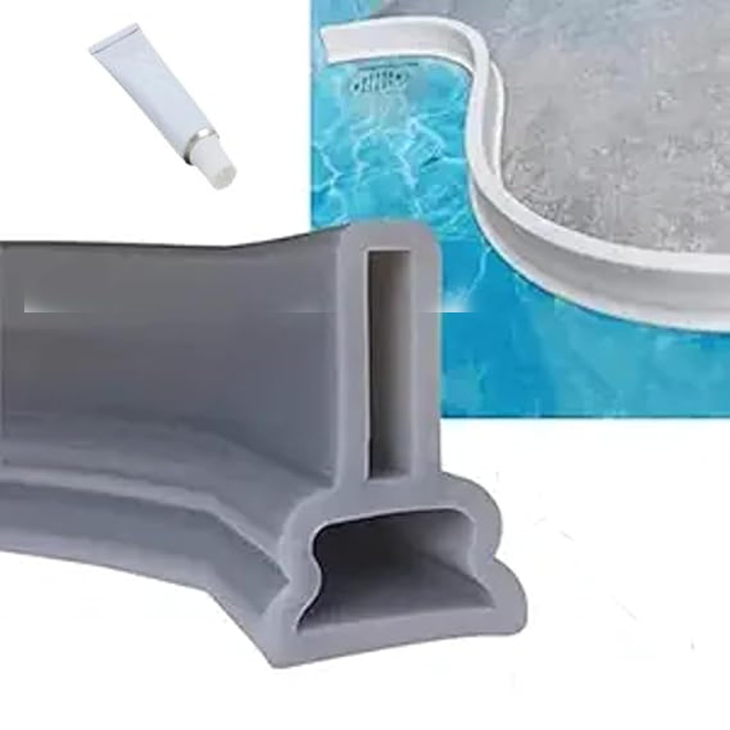 Careopeta 2 Meter Water Stopper for Bathroom Kitchen Slab Corner Sink Counter Top Silicone Dam Barrier Water Retaining Strip Tape for Shower Floor Tape (B09P86718F) Amazon Price History, Amazon Price Tracker