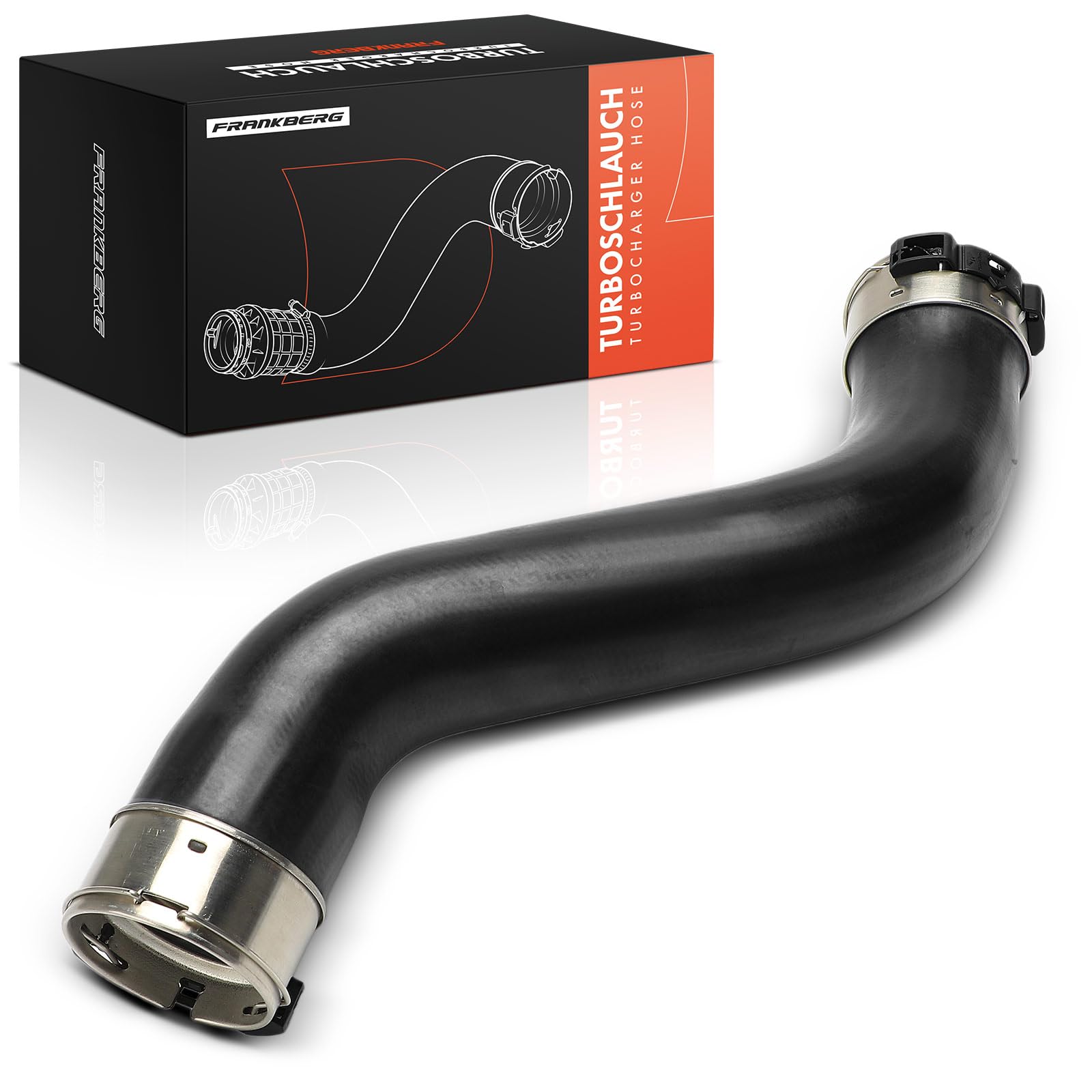 Frankberg Manguera de aire de carga Manguera Turbo Compatible con NP300 Navara Pick-up D23 D23T 2.5 dCi 2.3 dCi 2.3 dCi 4x4 2.5 dCi 4x4 2014-2025 Replace# 144634Sí.0A,144634Sí.0C