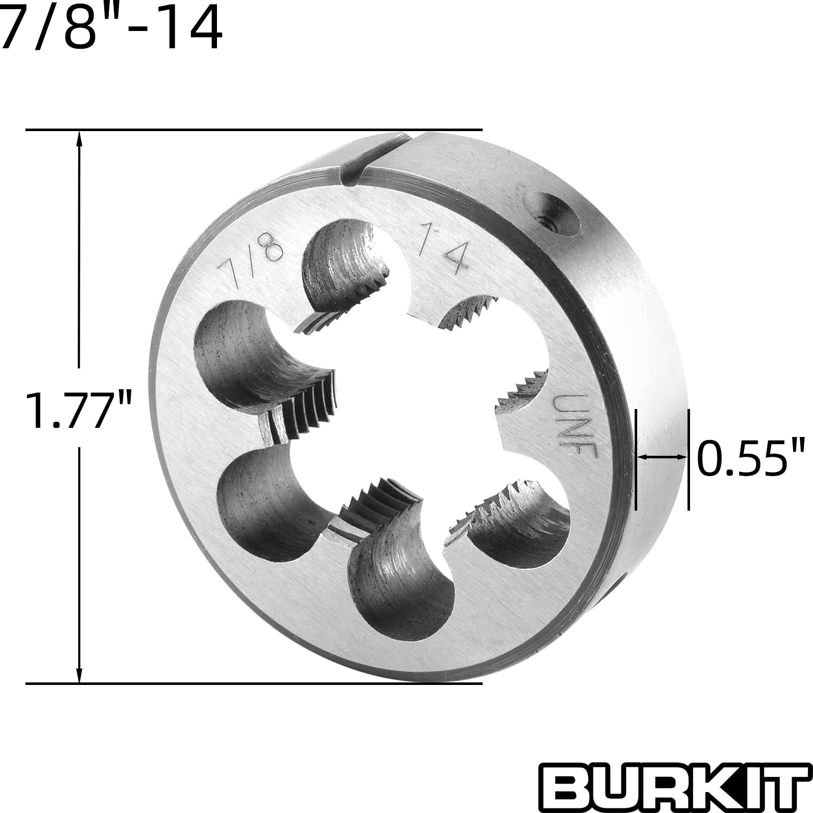 Amazon.co.jp: Burkit 7/8インチ-14 UNF タップ&ダイセット 右手