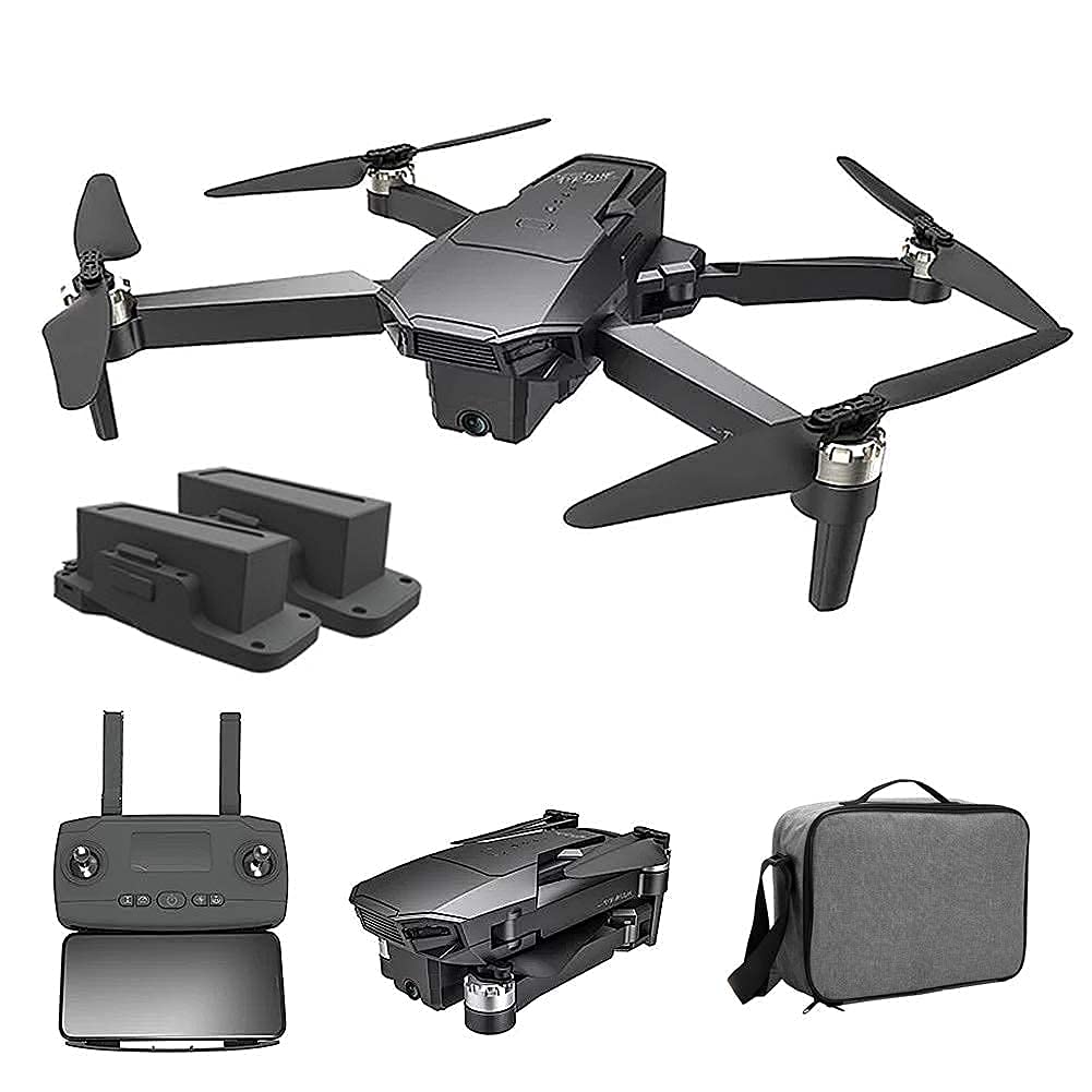 BD.Y Drone, 4K EIS Drone with UHD Camera for Adults Easy GPS Quadcopter for Beginner with 50 Mins Flight Time Brushless Motor 5Ghz FPV Transmission Auto Return Home Follow Me And Anti-Sh