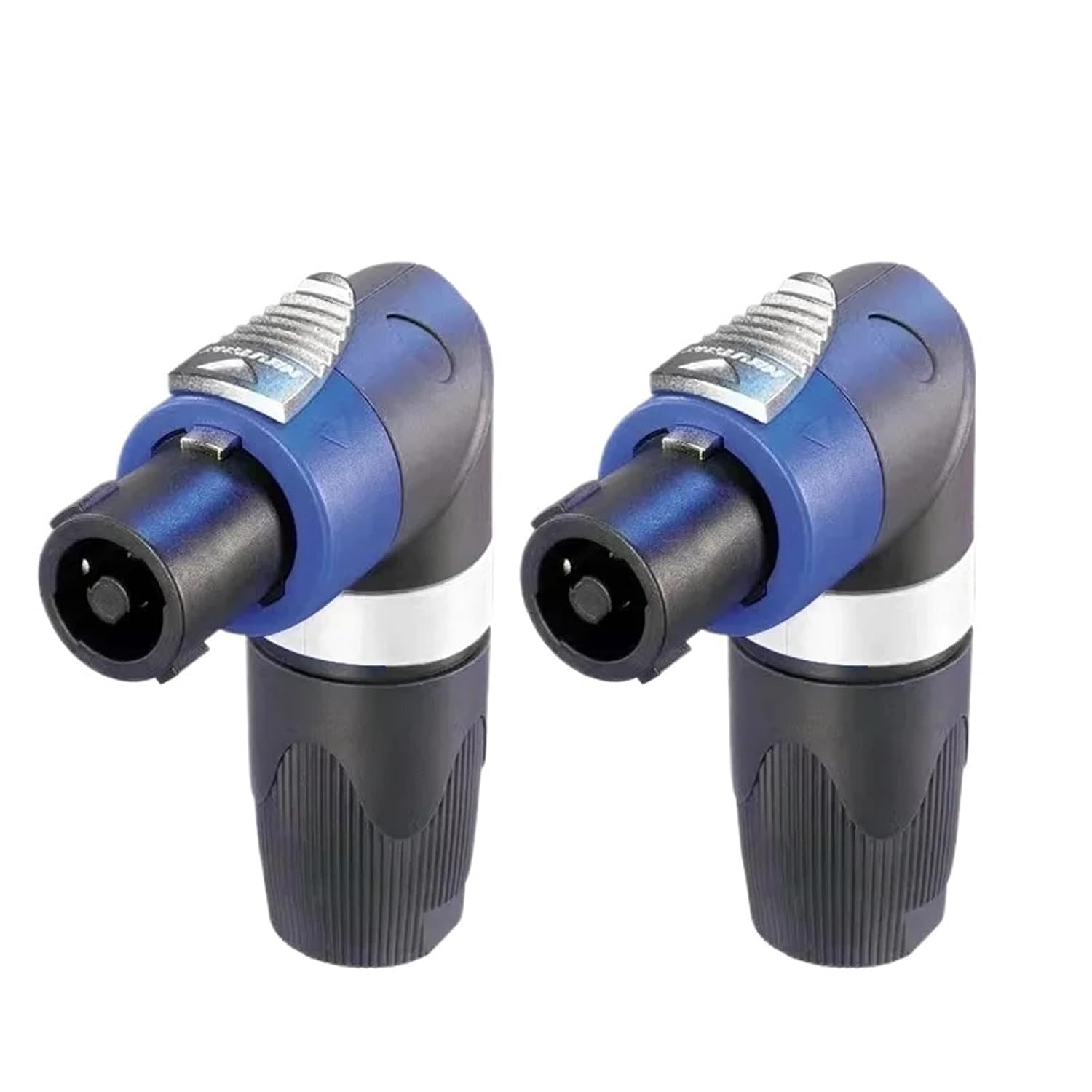 2/4/10Pcs 4Pin L-Type XLR Plug 90 Degree L-Shaped Powercon Connector Professional Audio Speaker Adapter(4PCS)