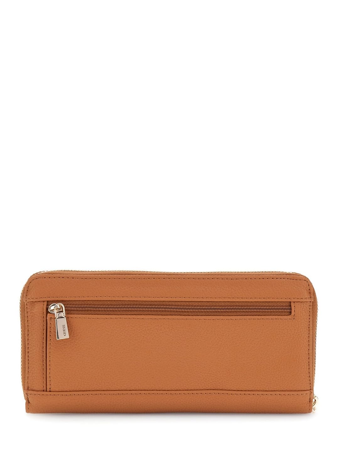 GUESS Monedero Laurel II SLG Large Zip Around Wallet Cognac marrón