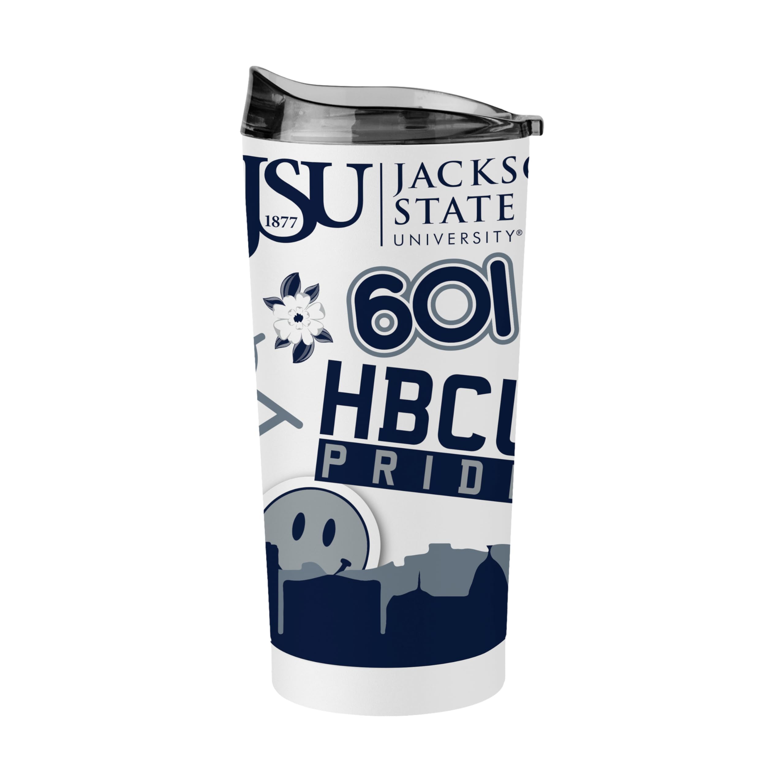 Logo Brands NCAA Native Icons 20 oz Stainless Steel Tumbler – Double Wall Vacuum Insulated