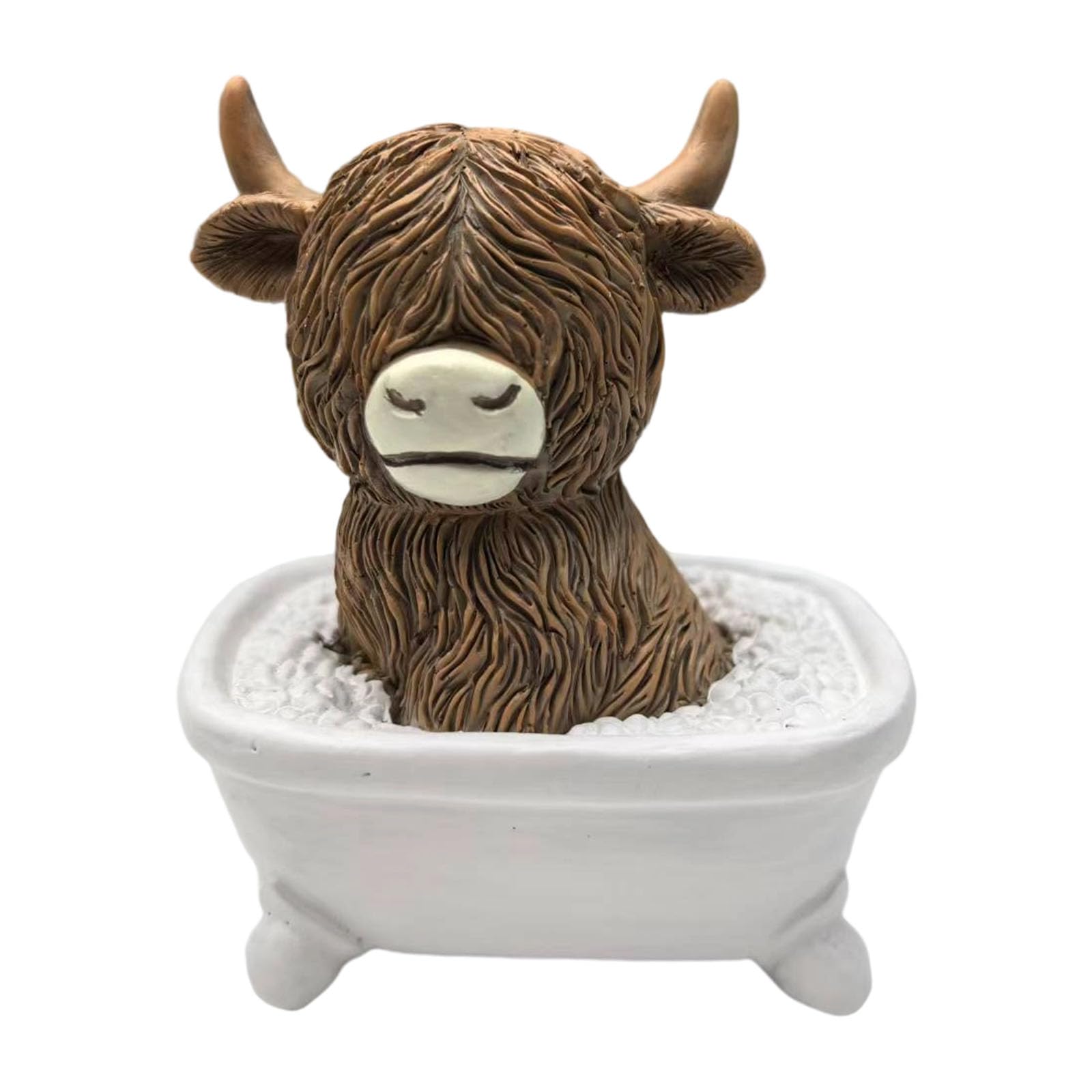 Abattant de toilette vache en résine pour une déco de salle de bain champêtre et ludique