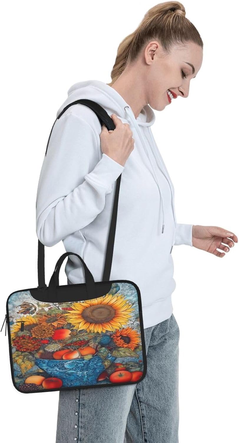 Enjoy Summer Laptop Bag, 15.6 inch Laptop Case Shoulder Messenger Bag Briefcase Computer Bag for Men Women