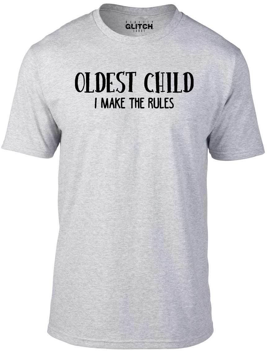 Reality Glitch Boys Grey Kids Oldest Child T-Shirt