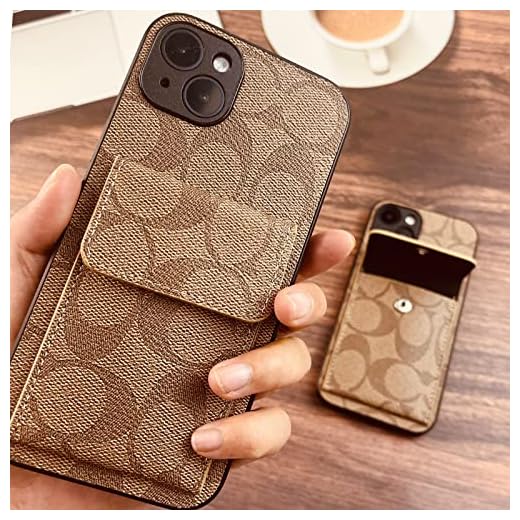 Compatible for iPhone 14 Case,Classic Monogram Pattern Wallet Case,Luxury Designer Anti-Slip Scratch Resistant Drop Proof Case with Card Slot (6.1in)