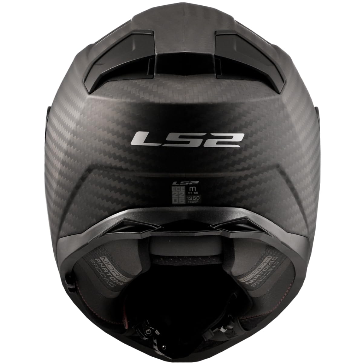 LS2, Casco Moto Integral VECTOR II CARBON Matt Carbon, L